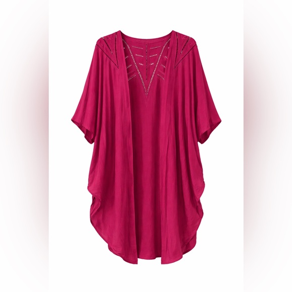 torrid Other - Torrid Magenta Open Front Kimono Wrap